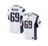 Youth Nike New England Patriots #69 Shaq Mason Limited White NFL Jersey