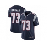 Youth Nike New England Patriots #73 John Hannah Vapor Untouchable Limited Navy Blue Team Color NFL Jersey