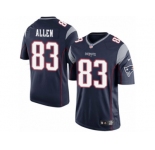 Youth Nike New England Patriots #83 Dwayne Allen Limited Navy Blue Team Color NFL Jersey