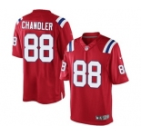 Youth Nike New England Patriots #88 Scott Chandler Red Alternate NFL Jersey