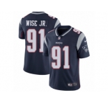 Youth Nike New England Patriots #91 Deatrich Wise Jr Vapor Untouchable Limited Navy Blue Team Color NFL Jersey
