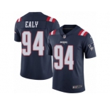 Youth Nike New England Patriots #94 Kony Ealy Limited Navy Blue Rush NFL Jersey