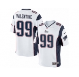 Youth Nike New England Patriots #99 Vincent Valentine Limited White NFL Jersey