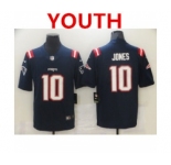 Youth new england patriots #10 mac jones navy 2021 draft vapor limited jersey