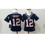 nike kids nfl jerseys new england patriots #12 brady blue[nike]