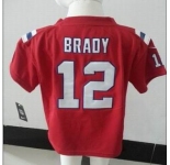 nike kids nfl jerseys new england patriots #12 brady red[nike]