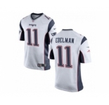 nike youth nfl jerseys new england patriots #11 edelman white[2015 new nike]