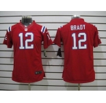 nike youth nfl jerseys new england patriots #12 tom brady red[nike limited]