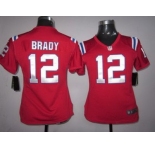 nike youth nfl jerseys new england patriots #12 tom brady red[nike]
