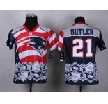 nike youth nfl jerseys new england patriots #21 butler noble fashion[2015 Elite]