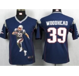 nike youth nfl jerseys new england patriots #39 woodhead blue[portrait fashion]