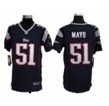 nike youth nfl jerseys new england patriots #51 jerod mayo blue[nike]