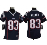 nike youth nfl jerseys new england patriots #83 welker blue[nike]
