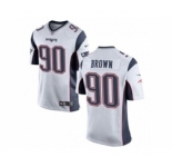 nike youth nfl jerseys new england patriots #90 malcom brown white[nike]