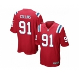 nike youth nfl jerseys new england patriots #91 jamie collins red[nike]