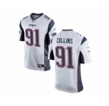 nike youth nfl jerseys new england patriots #91 jamie collins white[nike]