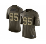 nike youth nfl jerseys new england patriots #95 jones army green[nike Limited Salute To Service]