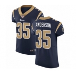 Men's Nike Los Angeles Rams #35 C.J. Anderson Navy Blue Team Color Vapor Untouchable Elite Player NFL Jersey
