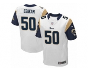 Men's Nike Los Angeles Rams #50 Samson Ebukam Elite White NFL Jersey