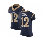 Nike Los Angeles Rams #12 Brandin Cooks Navy Blue Team Color Men Stitched NFL Vapor Untouchable Elite Jersey