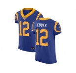 Nike Los Angeles Rams #12 Brandin Cooks Royal Blue Alternate Men Stitched NFL Vapor Untouchable Elite Jersey