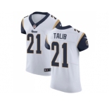Nike Los Angeles Rams #21 Aqib Talib White Men Stitched NFL Vapor Untouchable Elite Jersey