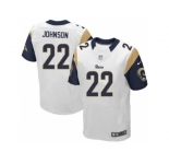 Nike Los Angeles Rams #22 Trumaine Johnson White Alternate Men's Stitched NFL Elite Jersey