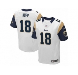 Nike Rams #18 Cooper Kupp White Men's Stitched NFL Elite Jersey
