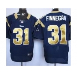 nike nfl jerseys st. louis rams #31 cortland finnegan blue[Elite]