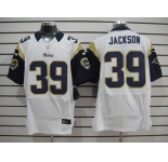 nike nfl jerseys st. louis rams #39 jackson white[Elite]