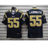 nike nfl jerseys st. louis rams #55 laurinaitis dk.blue[Elite]