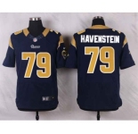 nike nfl jerseys st. louis rams #79 havenstein blue[Elite][havenstein]