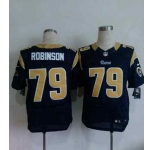 nike nfl jerseys st. louis rams #79 robinson blue[Elite]