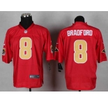 nike nfl jerseys st. louis rams #8 bradford red[Elite]