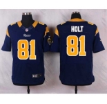 nike nfl jerseys st. louis rams #81 holt blue[Elite][holt]
