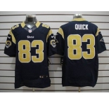 nike nfl jerseys st. louis rams #83 quick dk.blue[Elite]