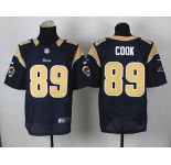nike nfl jerseys st. louis rams #89 cook blue[Elite]