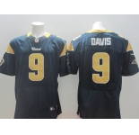 nike nfl jerseys st. louis rams #9 davis blue[Elite]
