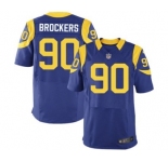nike nfl jerseys st. louis rams #90 brockers lt.blue[Elite]