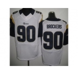 nike nfl jerseys st. louis rams #90 brockers white[Elite]