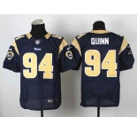 nike nfl jerseys st. louis rams #94 quinn dk.blue[Elite]
