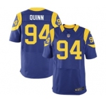nike nfl jerseys st. louis rams #94 quinn lt.blue[Elite]