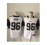 nike nfl jerseys st. louis rams #96 ifedi white[Elite][ifedi]