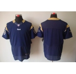 nike nfl jerseys st. louis rams blank blue[Elite]