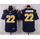 nike nfl jerseys st.louis rams #22 johnson blue[Elite]