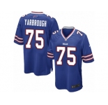 Men Nike Buffalo Bills #75 Eddie Yarbrough Game Royal Blue Team Color NFL Jersey