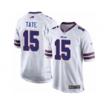 Men's Nike Buffalo Bills #15 Brandon Tate Game White NFL Jersey
