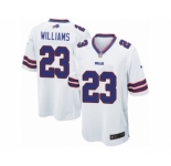 Men's Nike Buffalo Bills #23 Aaron Williams Game White NFL Jersey
