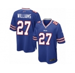 Men's Nike Buffalo Bills #27 Duke Williams Game Royal Blue Team Color NFL Jersey