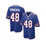 Men's Nike Buffalo Bills #48 Glenn Gronkowski Game Royal Blue Team Color NFL Jersey